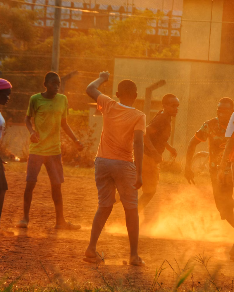 Jeunes footballeurs africains